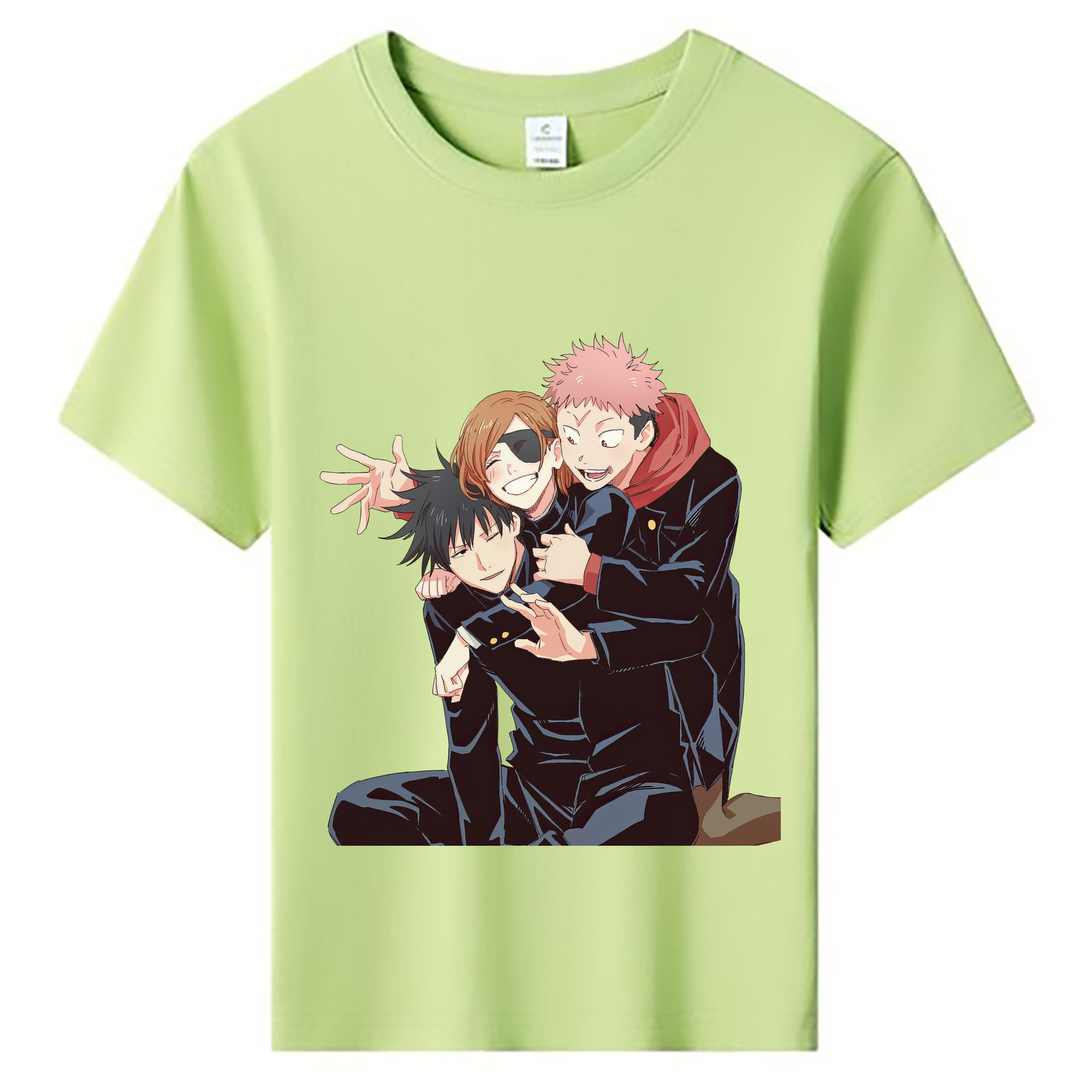 （画像用） 呪術廻戦 Jujutsu Kaisen 綿100％キッズTシャツ（フロントプリント）
